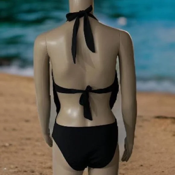 Bar III Draped Front Monokini - Picture 2 of 4